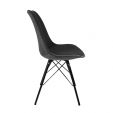 KICK Velvet Bucket Chair - Dark Grey - Dark Grey