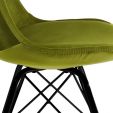 KICK Velvet Bucket Chair - Green - Green