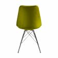 Kick Velvet Bucket Chair - Green