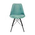 KICK Velvet Bucket Chair - Mint Green - Mint Green