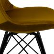 KICK Velvet Bucket Chair - Gold - Gold