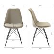 KICK Velvet Bucket Chair - Taupe - Taupe