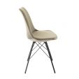 KICK Velvet Bucket Chair - Taupe - Taupe