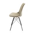 KICK Velvet Bucket Chair - Taupe - Taupe