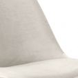 Kick Velvet Bucket Chair - Ivory - Ivory