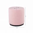 Kick Pouffe Teddy - Pink