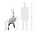 KICK DEAN Dining Chair - White