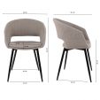 KICK DEAN Dining Chair - Grey