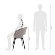 KICK DEAN Dining Chair - Grey