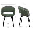KICK DEAN Dining Chair - Green