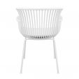 Set of 4 Kick Otis Garden Chair - White
