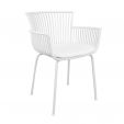 Set of 4 Kick Otis Garden Chair - White