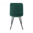 Set of 2 Kick Monz Dining Chair - Dark Green