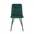 Set of 2 Kick Monz Dining Chair - Dark Green