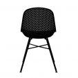 Set of 4 Kick Sol Garden Chair - Black