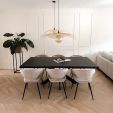 Kick Lenn Dining Chair - Velvet - Champagne
