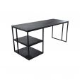 Kick desk Marble - Black