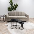 Kick coffee table set Marble - set of 3 - Black