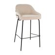 Kick Bar stool Sepp - Bouclé - Beige