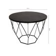 Kick Coffee Table Vico - 60 cm - Black