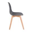 Kick dining chair Yuna - Dark Grey
