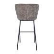 Kick bar stool Bo - Dark Grey