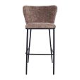 Kick bar stool Bo - Taupe