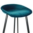 Kick Bar Stool Finn - 80cm - Blue