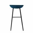 Kick Bar Stool Finn - 80cm - Dark Blue