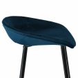 Kick Bar Stool Finn - 80cm - Dark Blue