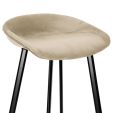 Kick Bar Stool Finn - 80cm - Champagne