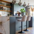 Kick Bar Stool Liam - Taupe