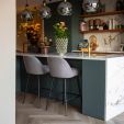 Kick Bar stool Lucy - Grey