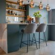 Kick Bar stool Lucy - Dark Grey