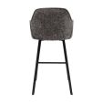 Kick Bar Stool Lynn - Dark Grey