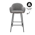 Kick Bar stool Mats - Grey