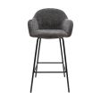 Kick Bar stool Mats - Dark Grey