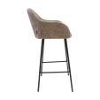 Kick Bar stool Mats - Taupe