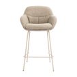 Kick Bar Stool Nolan - Taupe