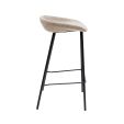 Kick Bar Stool Riga - 70cm - Taupe