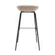 Kick Bar Stool Riga - 80cm - Taupe