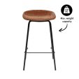 Kick Bar Stool Riga - 70cm - Terra