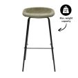 Kick Bar Stool Riga - 80cm - Green