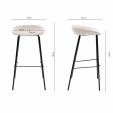 Kick Bar Stool Riga - 80cm - Champagne