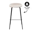 Kick Bar Stool Riga - 80cm - Champagne