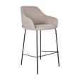 Kick bar stool Suus - Taupe