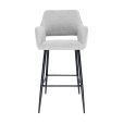Kick Bar Stool Yoni - Grey