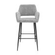 Kick Bar Stool Youri - Grey