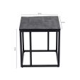 Kick Side Table Anna 45x45 - Black