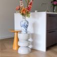 Kick side table Esra - Ochre yellow
